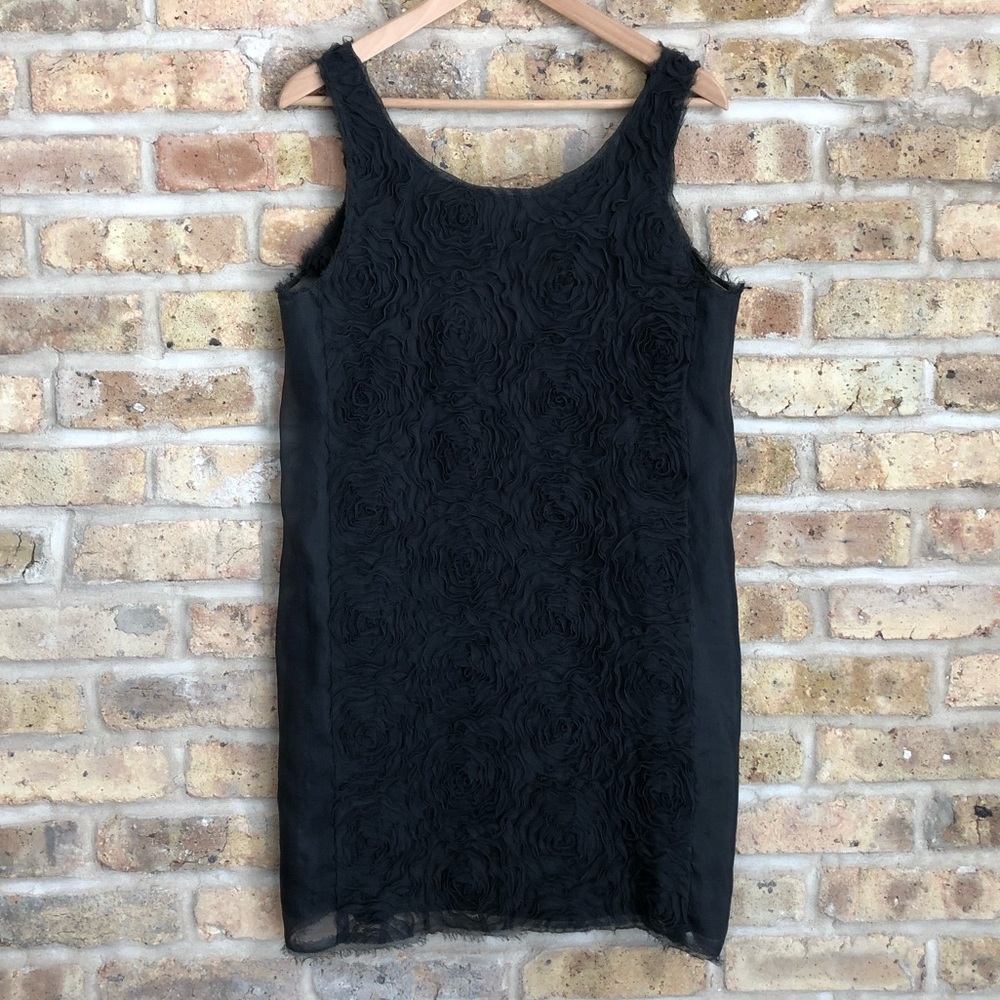 NWOT J.Crew Navy Blue Silk Florette Silk Dress